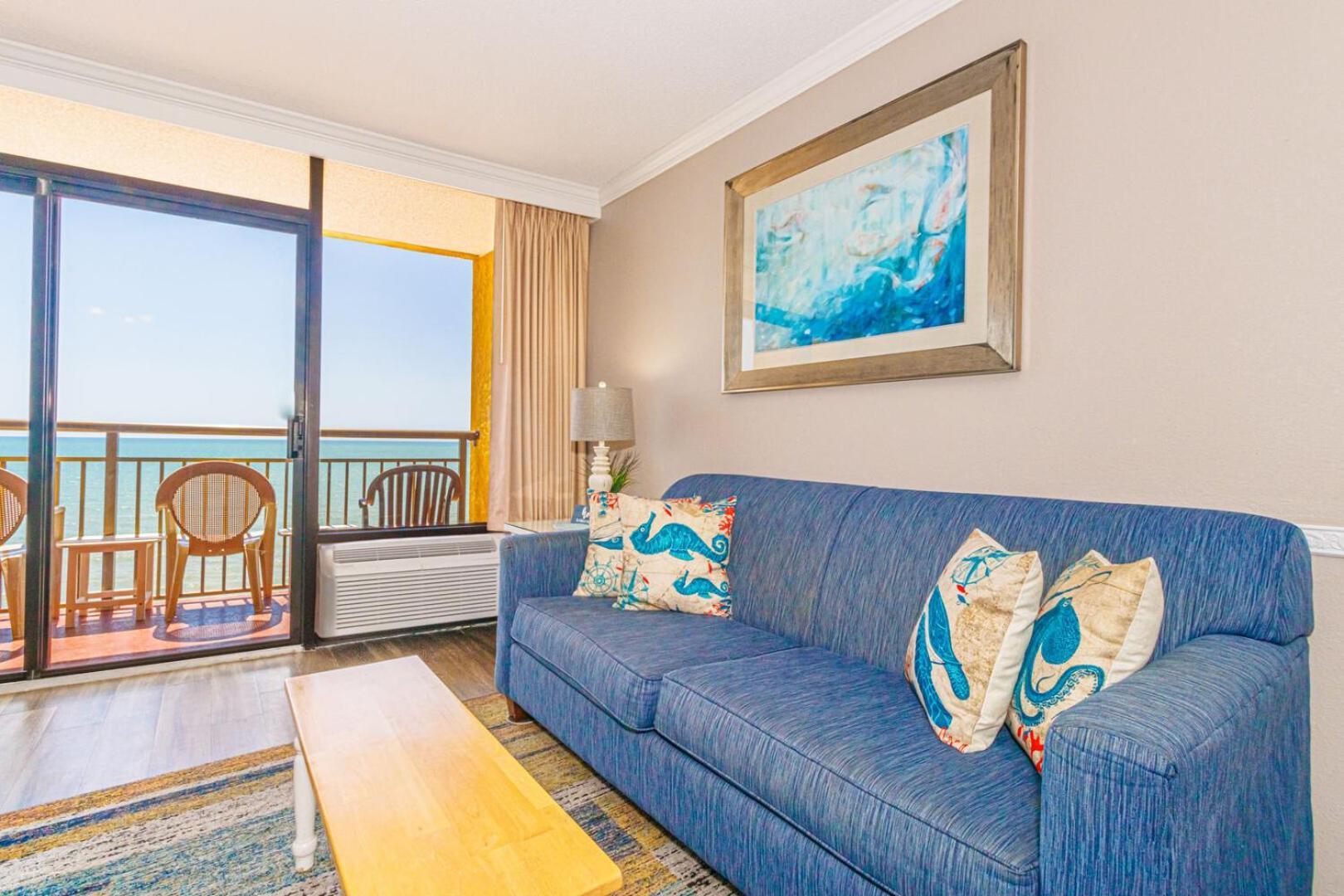 Oceanfront 1 Bedroom Suite With Beautiful Decor And Accents Caravelle Resort 1039 Sleeps 6 Guests Myrtle Beach Eksteriør billede
